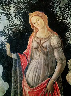 Botticelli, Sandro: Primavera - detai...